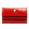 Luxury 77074 RFID piros női bőr pénztárca 13 x 8.5 x 3.5 cm