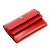 Luxury 77074 RFID piros női bőr pénztárca 13 x 8.5 x 3.5 cm