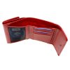 Luxury 77074 RFID piros női bőr pénztárca 13 x 8.5 x 3.5 cm