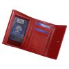 Luxury 77074 RFID bordó női bőr pénztárca 13 x 8.5 x 3.5 cm
