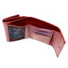 Luxury 77074 RFID bordó női bőr pénztárca 13 x 8.5 x 3.5 cm