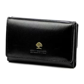   Luxury 77076 RFID fekete női bőr pénztárca 12.5 x 8.5 x 3.5 cm