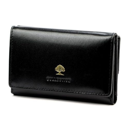 Luxury 77076 RFID fekete női bőr pénztárca 12.5 x 8.5 x 3.5 cm