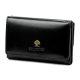 Luxury 77076 RFID fekete női bőr pénztárca 12.5 x 8.5 x 3.5 cm