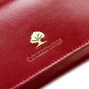 Luxury 77076 RFID bordó női bőr pénztárca 12.5 x 8.5 x 3.5 cm