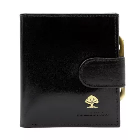   Luxury 71124 RFID fekete női bőr pénztárca 9.5 x 10 x 3 cm