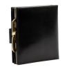Luxury 71124 RFID fekete női bőr pénztárca 9.5 x 10 x 3 cm