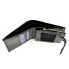 Luxury 71124 RFID fekete női bőr pénztárca 9.5 x 10 x 3 cm