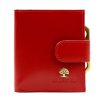 Luxury 71124 RFID piros női bőr pénztárca 9.5 x 10 x 3 cm