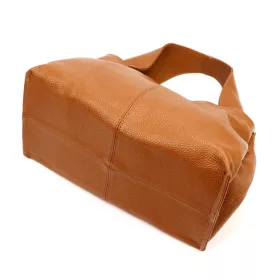   Luka 24-058 konyak női bőr kézitáska, válltáska 33 x 19 x 17 cm