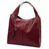 Gregorio 1725 bordó női bőr kézitáska 39 x 38 x 14 cm