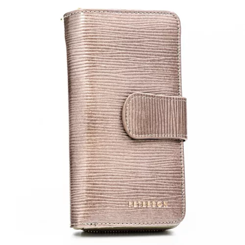 Peterson PTN 76116-PR szürke női bőr pénztárca, RFID