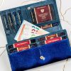 Peterson PTN 42106-PR kék női bőr pénztárca 19 x 10 x 3.5 cm