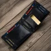 Peterson PTN N78-VT fekete férfi bőr pénztárca 11 x 8.5 x 2 cm