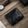 Peterson PTN N78-VT fekete férfi bőr pénztárca 11 x 8.5 x 2 cm