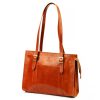 Florence 54 konyak női bőr válltáska 36 x 27 x 12 cm