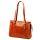 Florence 54 konyak női bőr válltáska 36 x 27 x 12 cm