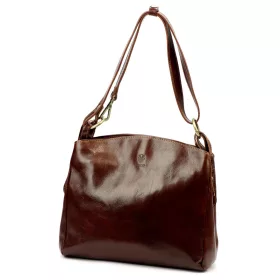 Florence 55 barna női bőr válltáska 32 x 28 x 11 cm