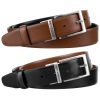 Peterson PTN KL-B004-S001 BLACK-BROWN férfi marhabőr ajándék szett