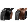 Peterson PTN KL-B004-S001 BLACK-BROWN férfi marhabőr ajándék szett
