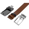Peterson PTN KL-B001-S001 BLACK-BROWN férfi marhabőr ajándék szett