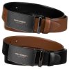 Peterson PTN KL-B001-S001 BLACK-BROWN férfi marhabőr ajándék szett