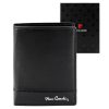 Pierre Cardin YS605 326 fekete férfi bőr pénztárca 10 x 13 x 3 cm 
