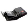 Pierre Cardin YS605 326A fekete férfi bőr pénztárca 10.5 x 13 x 3 cm 
