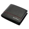 Pierre Cardin YS605 324 fekete-piros férfi bőr pénztárca 12 x 10 x 3 cm