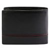 Pierre Cardin YS605 324 fekete-piros férfi bőr pénztárca 12 x 10 x 3 cm
