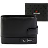 Pierre Cardin YS605 324A fekete férfi bőr pénztárca 12.5 x 10 x 3 cm 