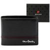 Pierre Cardin YS605 323 fekete-piros férfi bőr pénztárca 11 x 8.5 x 2.8 cm