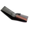 Pierre Cardin YS605 323 fekete-piros férfi bőr pénztárca 11 x 8.5 x 2.8 cm