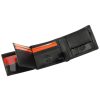 Pierre Cardin YS605 323 fekete-piros férfi bőr pénztárca 11 x 8.5 x 2.8 cm