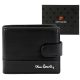 Pierre Cardin YS605 323A fekete férfi bőr pénztárca 11.5 x 8.5 x 2.8 cm 