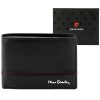 Pierre Cardin YS605 8806 fekete-piros férfi bőr pénztárca 12 x 9.5 x 3 cm 