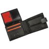 Pierre Cardin YS605 8806A fekete-piros férfi bőr pénztárca 12.5 x 9.5 x 3 cm 
