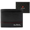 Pierre Cardin YS605 8825 fekete-piros férfi bőr pénztárca 11 x 9 x 2.8 cm 