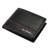 Pierre Cardin YS605 8825 fekete-piros férfi bőr pénztárca 11 x 9 x 2.8 cm 