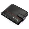 Pierre Cardin YS605 8825A fekete-piros férfi bőr pénztárca 11.5 x 9 x 2.8 cm