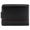 Pierre Cardin YS605 8825A fekete-piros férfi bőr pénztárca 11.5 x 9 x 2.8 cm