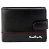 Pierre Cardin YS605 8825A fekete-piros férfi bőr pénztárca 11.5 x 9 x 2.8 cm