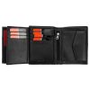 Pierre Cardin YS606 326 fekete férfi bőr pénztárca 10 x 13 x 3 cm 