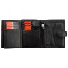 Pierre Cardin YS606 326A fekete férfi bőr pénztárca 10.5 x 13 x 3 cm 