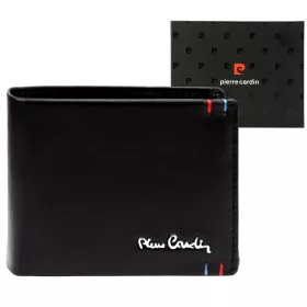   Pierre Cardin YS606 324 fekete férfi bőr pénztárca 12 x 10 x 3 cm
