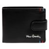 Pierre Cardin YS606 323A fekete férfi bőr pénztárca 11.5 x 8.5 x 2.8 cm 