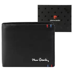  Pierre Cardin YS606 8825 fekete férfi bőr pénztárca 11 x 9 x 2.8 cm