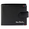Pierre Cardin YS606 8825A fekete férfi bőr pénztárca 11.5 x 9 x 2.8 cm 
