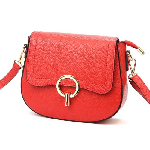 Luka 20-058 DOLLARO piros női bőr válltáska 23 x 18 x 8 cm