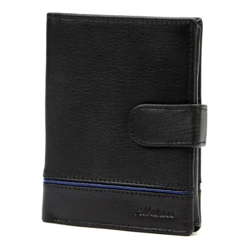 Albatross GN MW78 Z fekete férfi bőr pénztárca 10.5 x 12.5 x 2.8 cm